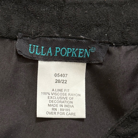 Ulla Popken Bohemian Plus Sized 20/22 Tunic Patchwork Lagenlook 3/4 Sleeve - Picture 6 of 7